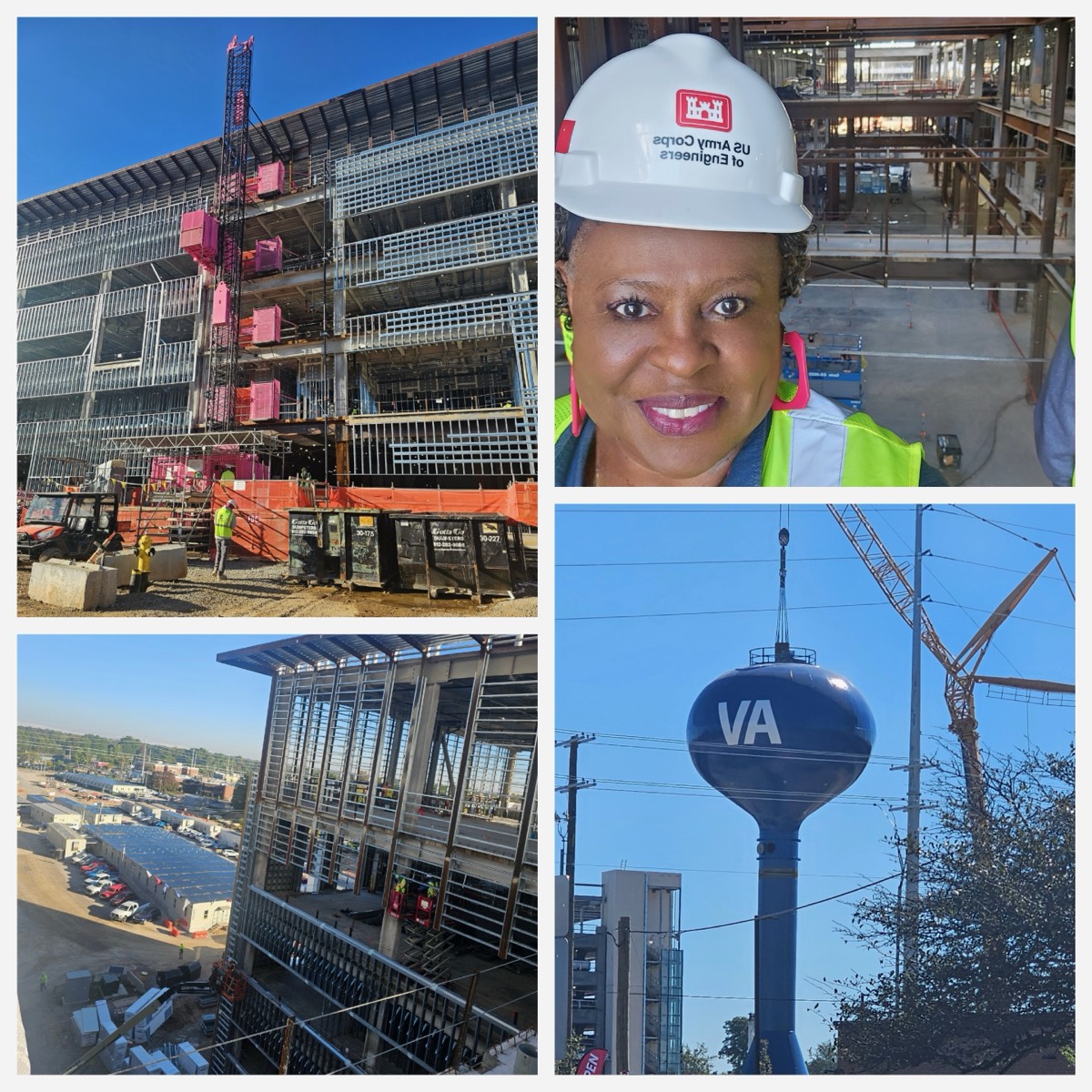 Councilwoman McCraney touring the new VA Medical Center construction site in District 7